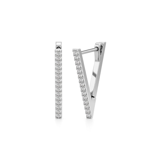 Whirlwind Elegance Round Shape,,Hoops Earrings