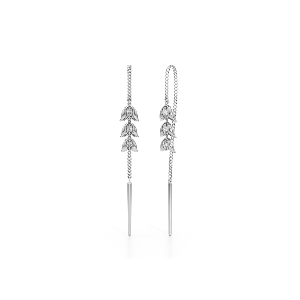 Luxe Links Round Shape Delicate Earrings