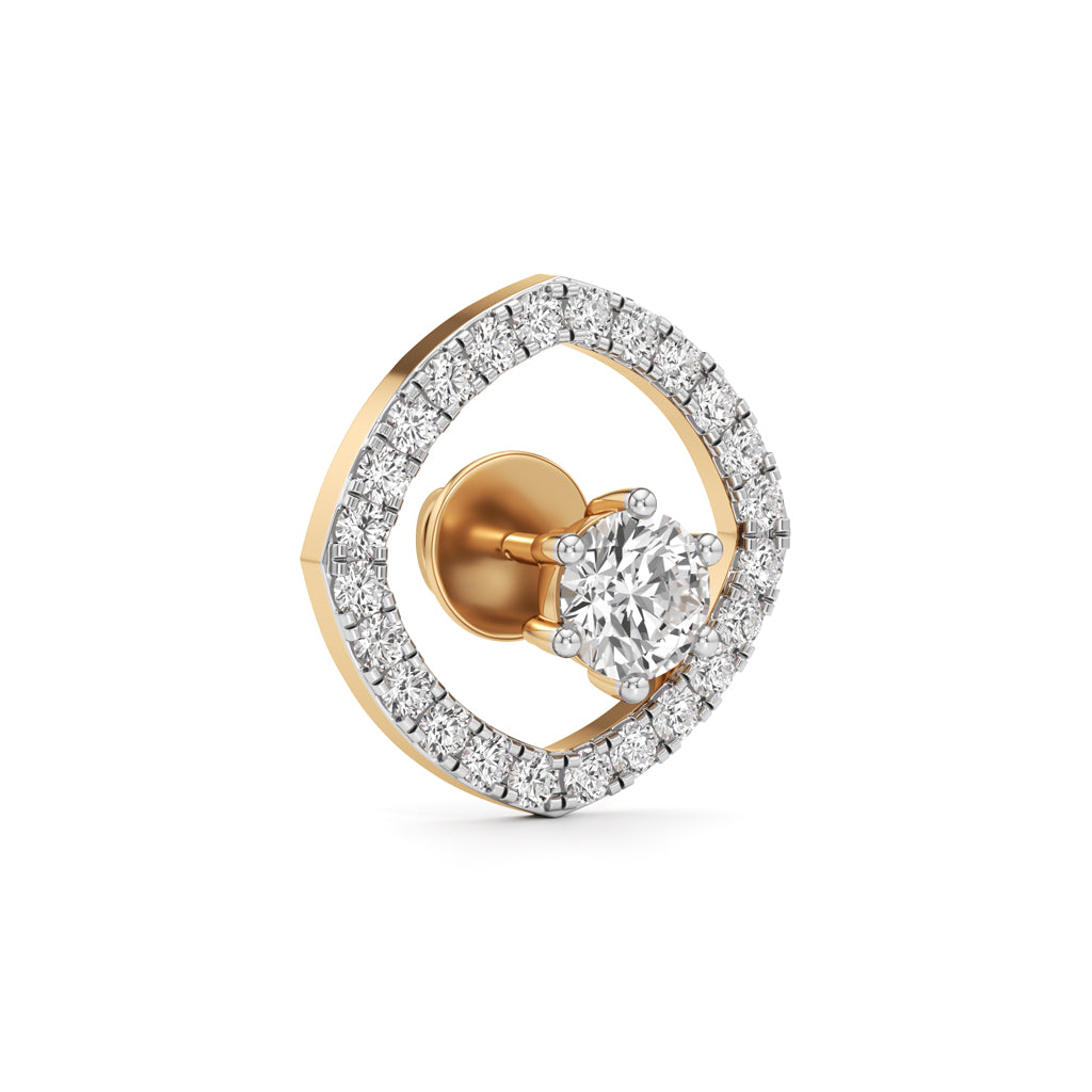 1.75Ct Round Shape Fancy Studs Earrings