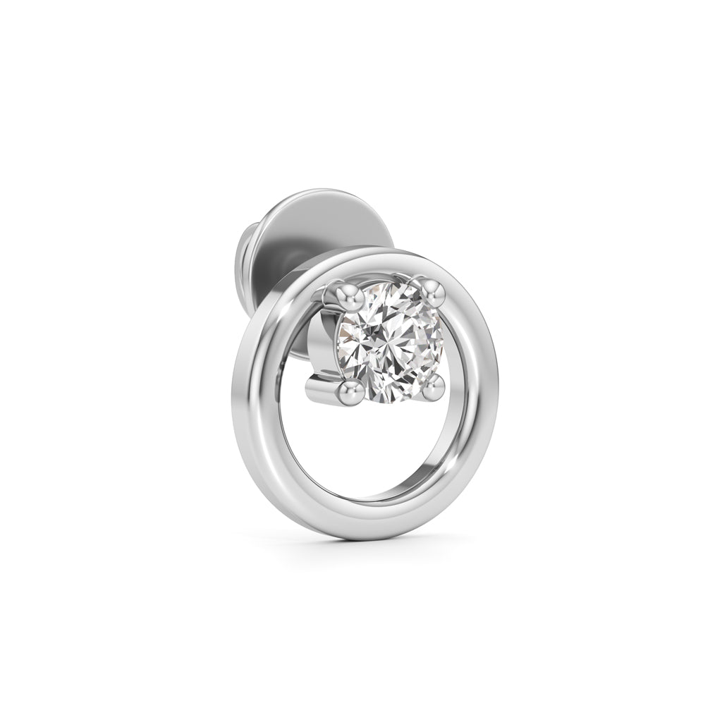0.5Ct Round Shape Solitaire Studs Earrings