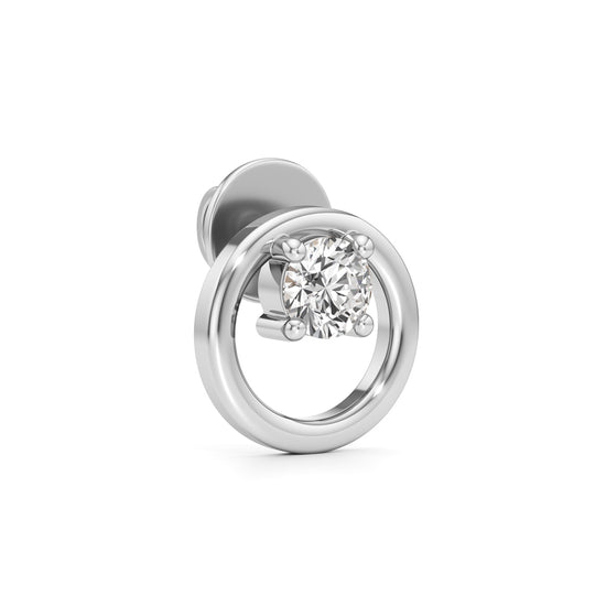 0.5Ct Round Shape Solitaire Studs Earrings
