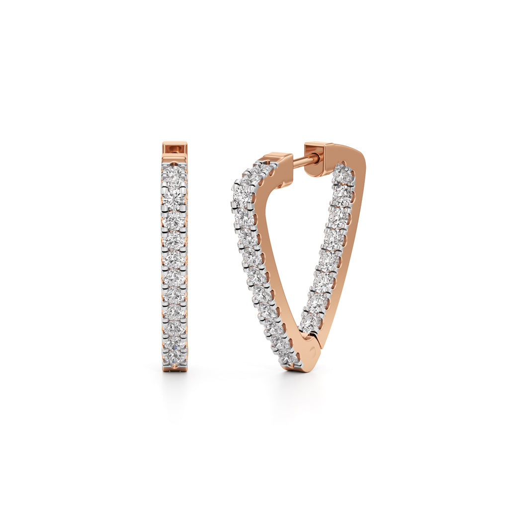 1.5Ct Round Shape Solitaire Studs Earrings