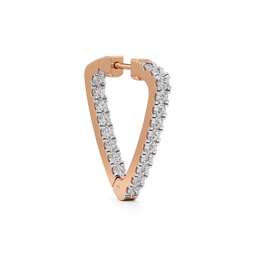 1.5Ct Round Shape Solitaire Studs Earrings