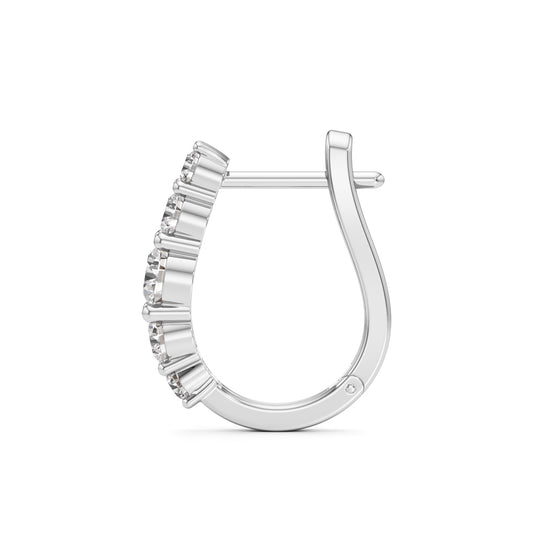 1Ct Round Shape Delicate Earrings