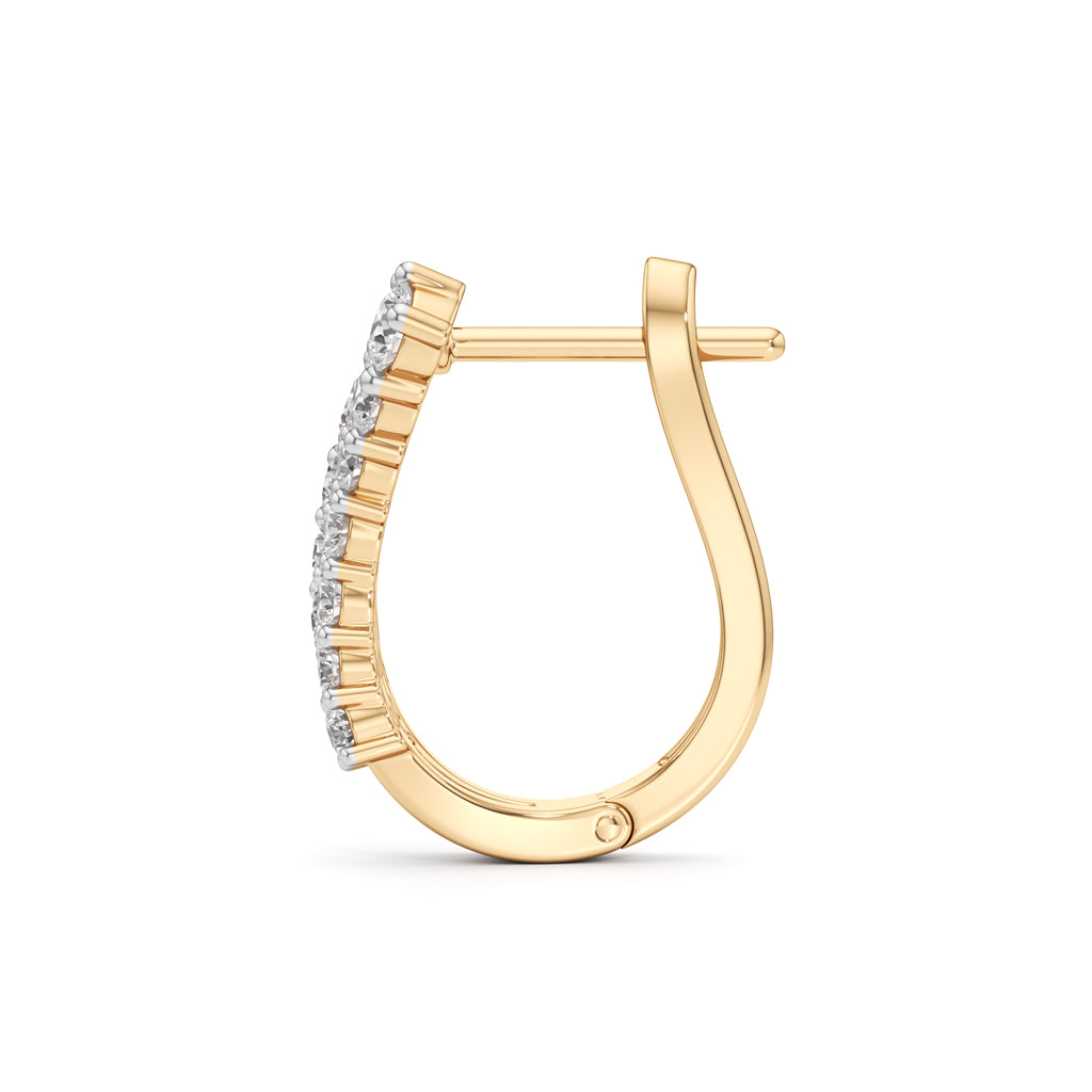 1Ct Pear Shape Fancy Studs Earrings