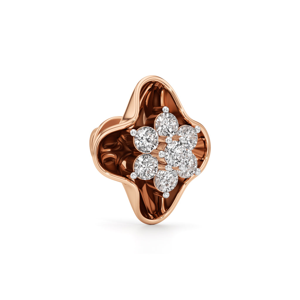 Round Shape Fancy Studs Earrings