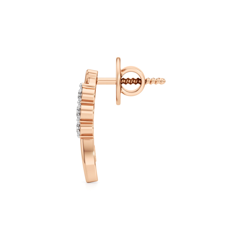 Eternal Glow Round Shape Delicate Earrings
