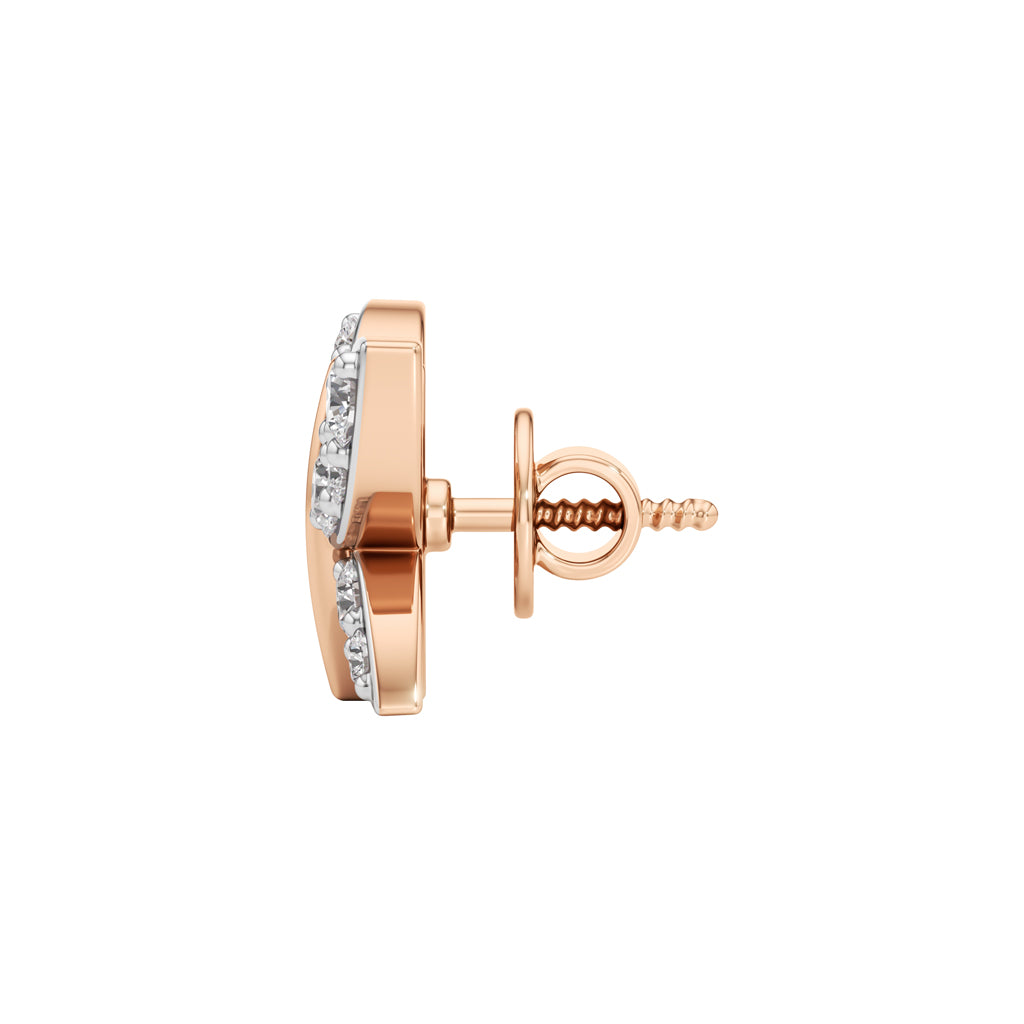 0.5Ct Round Shape Delicate Earrings