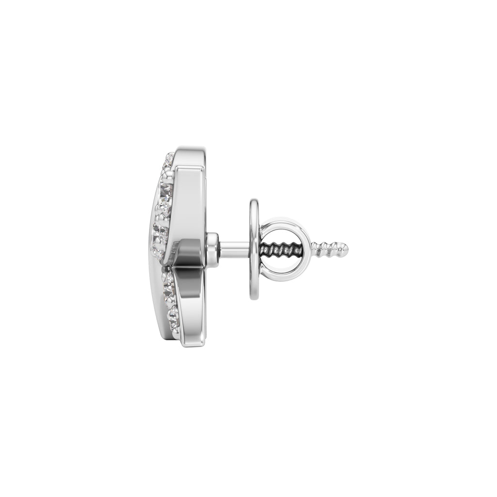 0.5Ct Round Shape Delicate Earrings