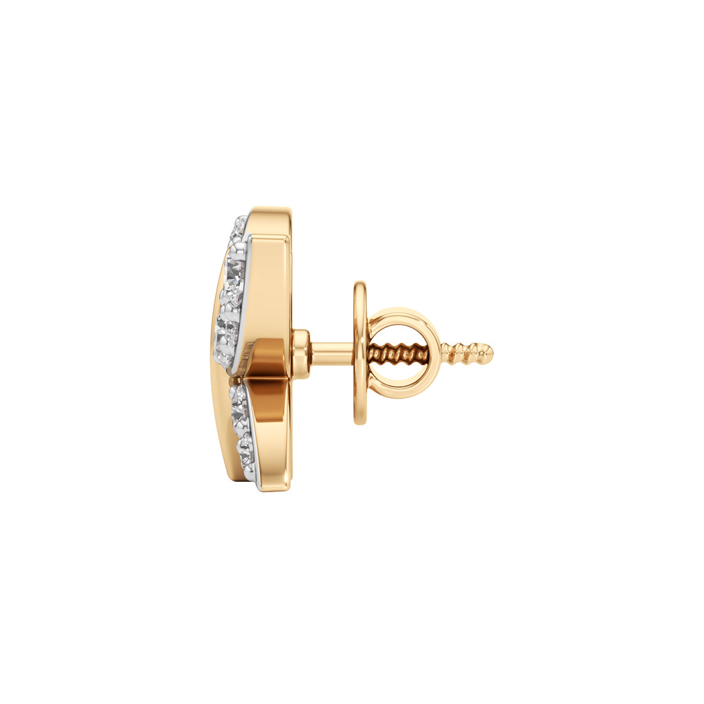 0.5Ct Round Shape Delicate Earrings