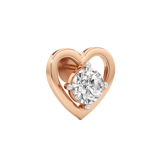 2Ct Round Shape Solitaire Studs Earrings