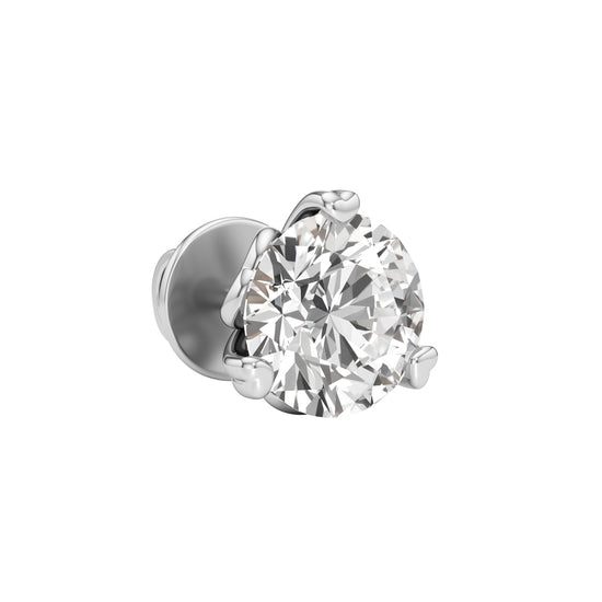 2.5Ct Round Shape Solitaire Studs Earrings