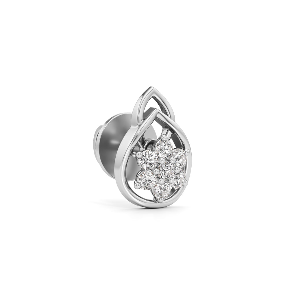 0.25Ct Round Cut Fancy Stud