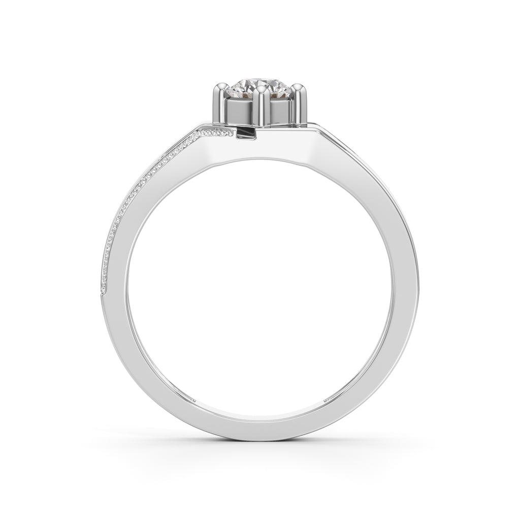 Titan Crest Gents Solitaire Ring