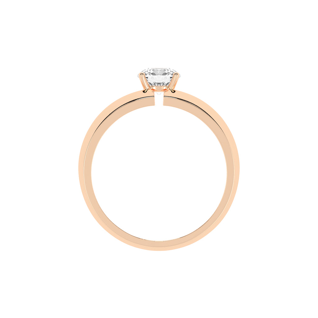 Classic Platinum Solitaire Ring