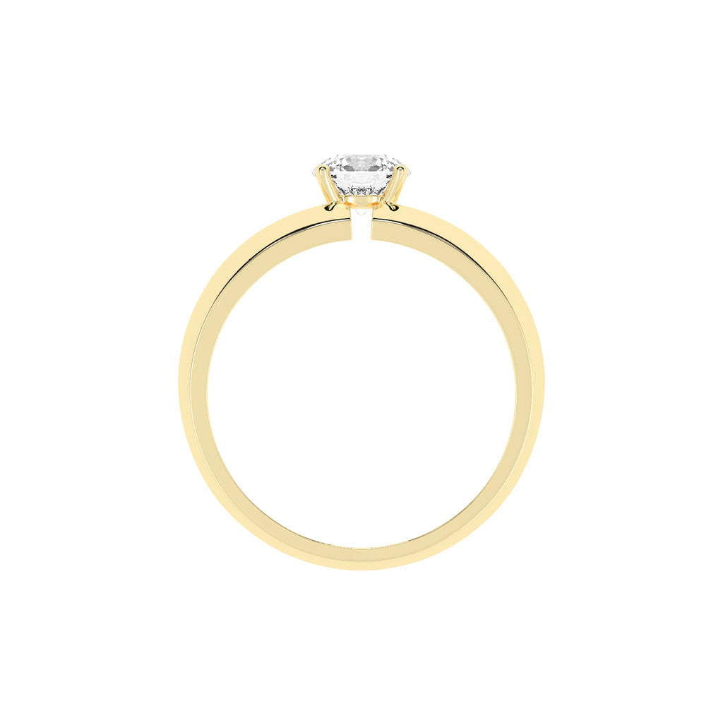 Classic Platinum Solitaire Ring