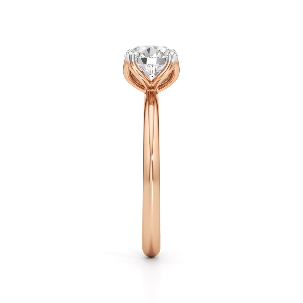 Soltressa 1Ct Four Prong Round Cut Solitaire Ring