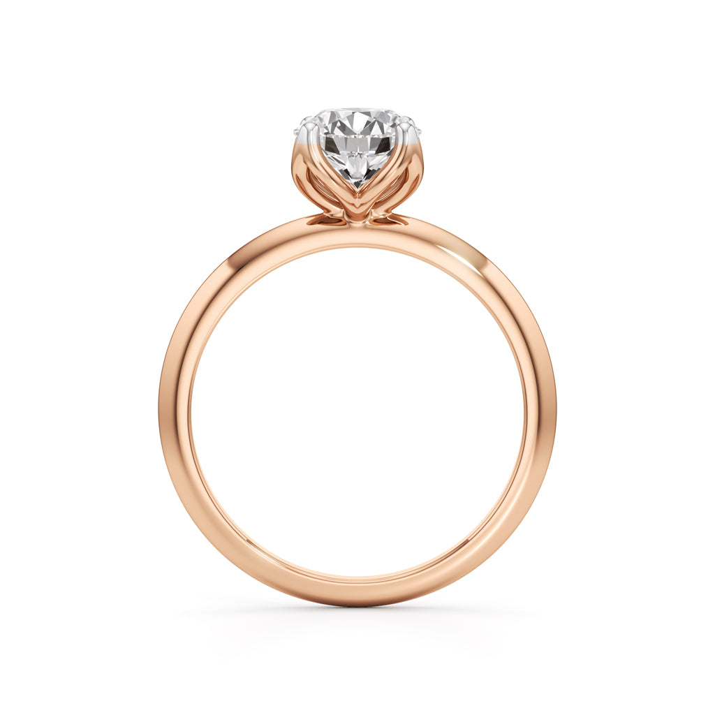 Soltressa 1Ct Four Prong Round Cut Solitaire Ring