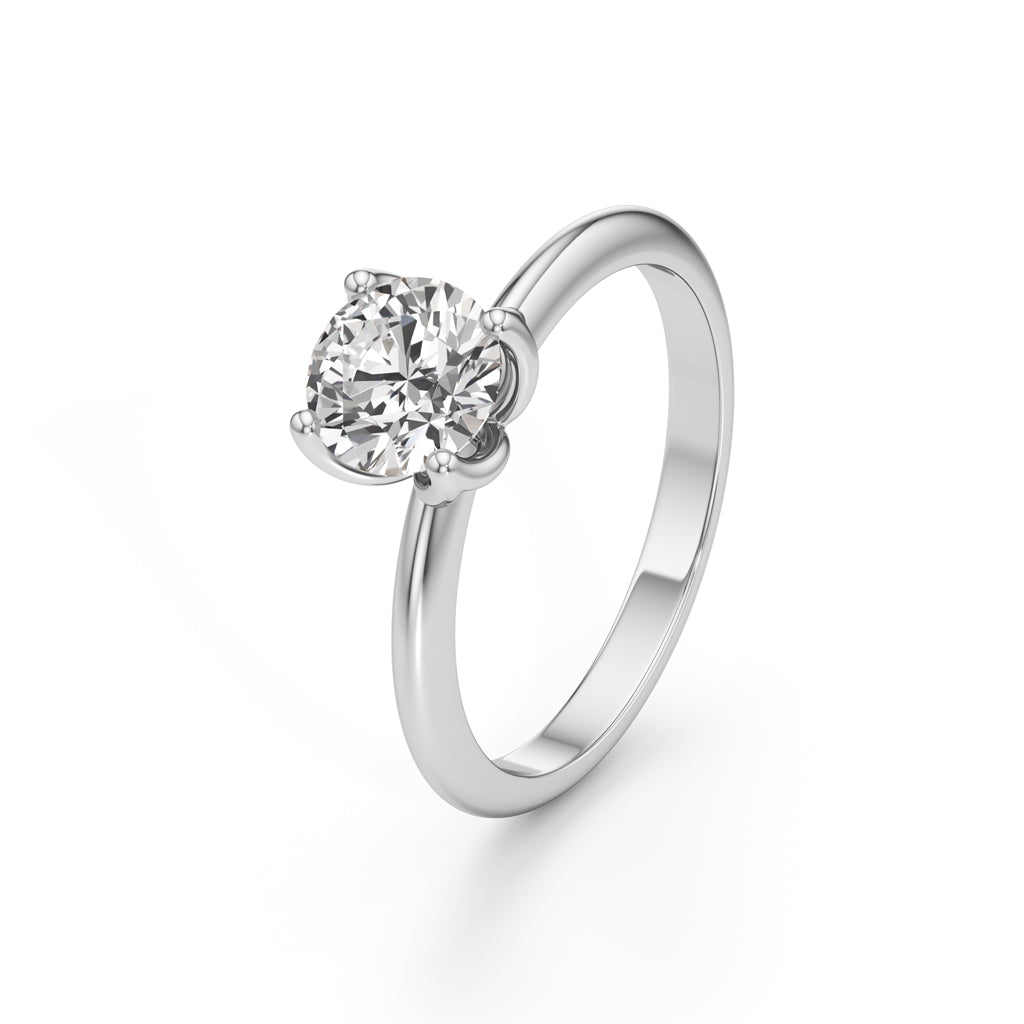 Soltressa 1Ct Four Prong Round Cut Solitaire Ring
