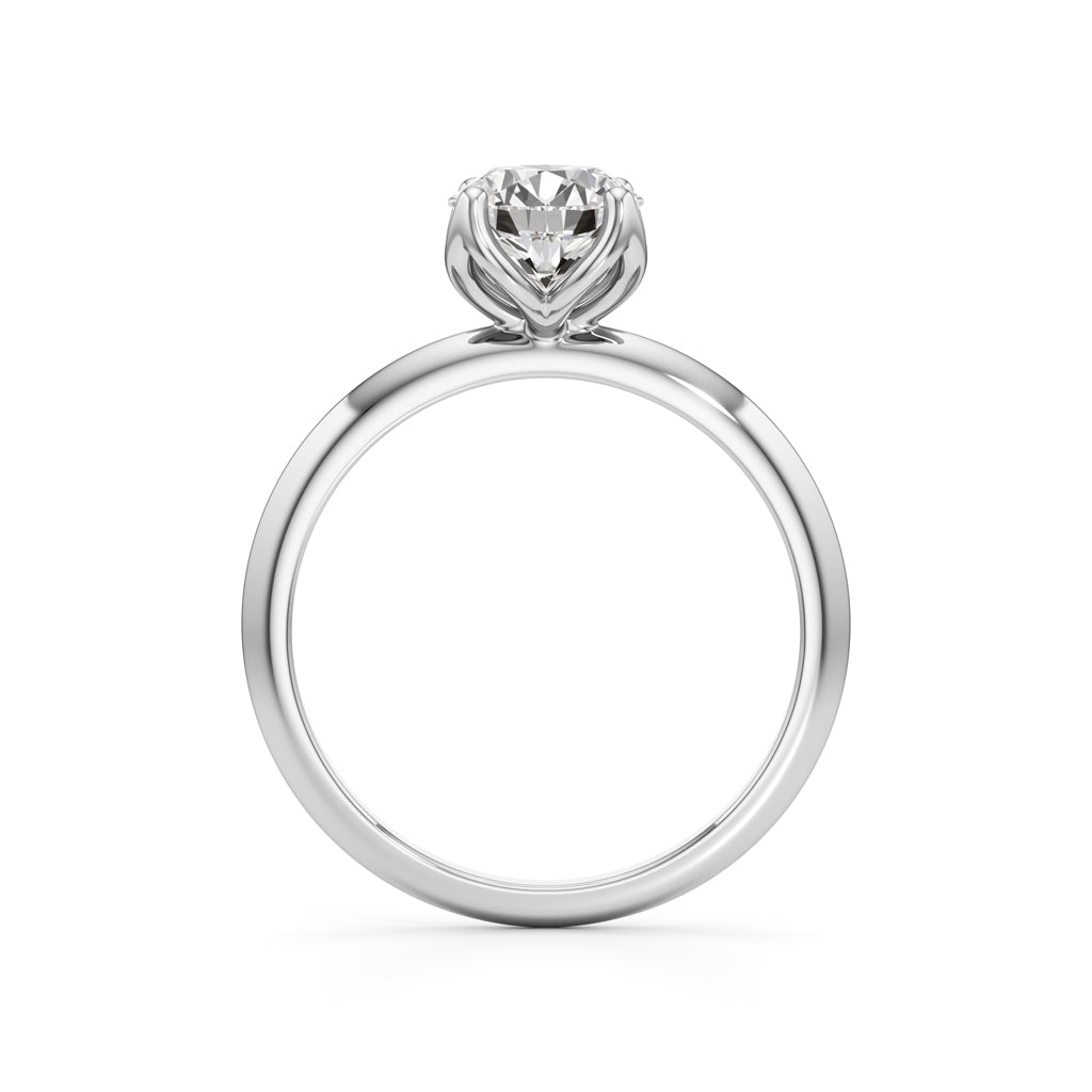 Soltressa 1Ct Four Prong Round Cut Solitaire Ring