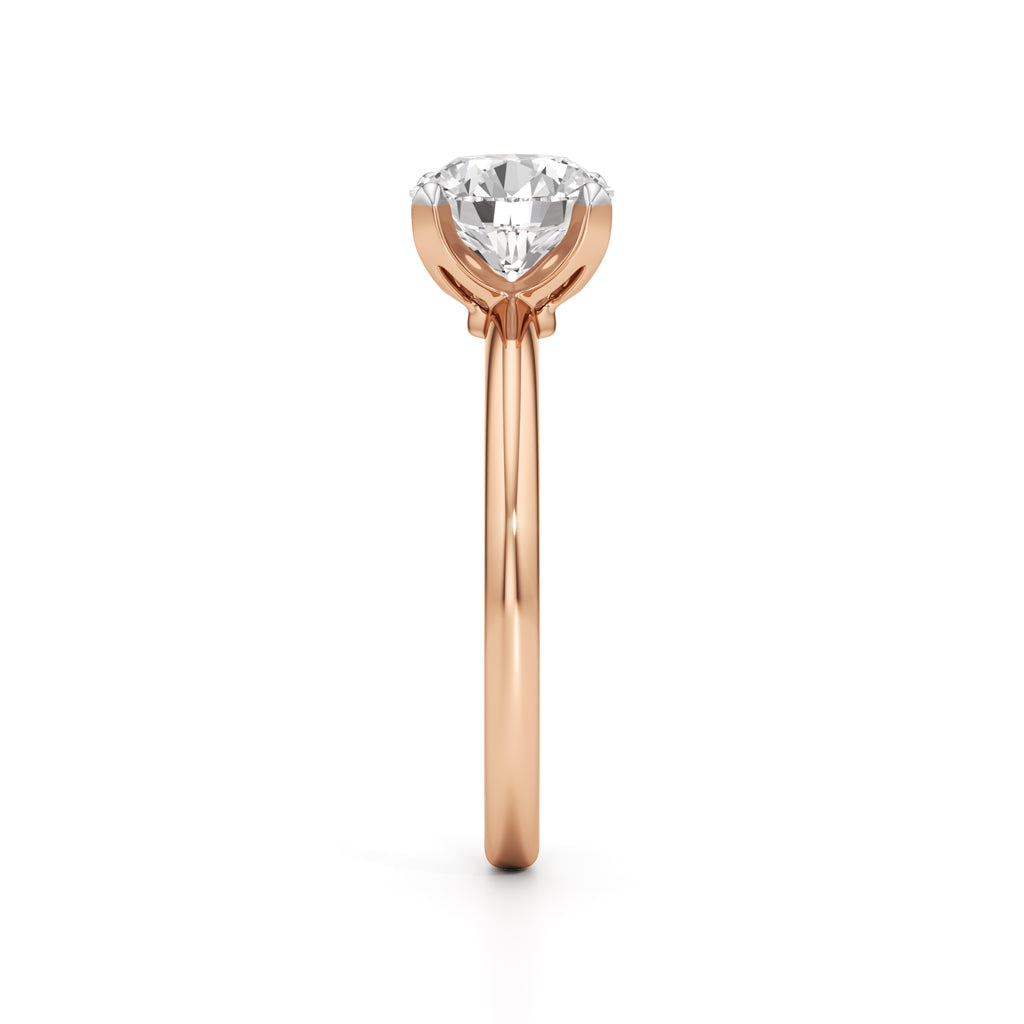 Solirina 15Ct Four Prong Round Cut Solitaire Ring
