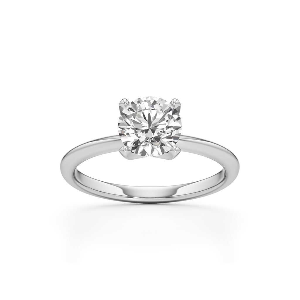 Solirina 15Ct Four Prong Round Cut Solitaire Ring