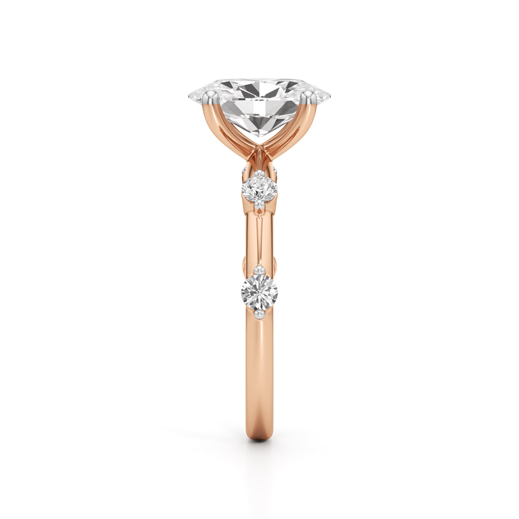 Soliria 225Ct Oval Cut Solitaire Ring