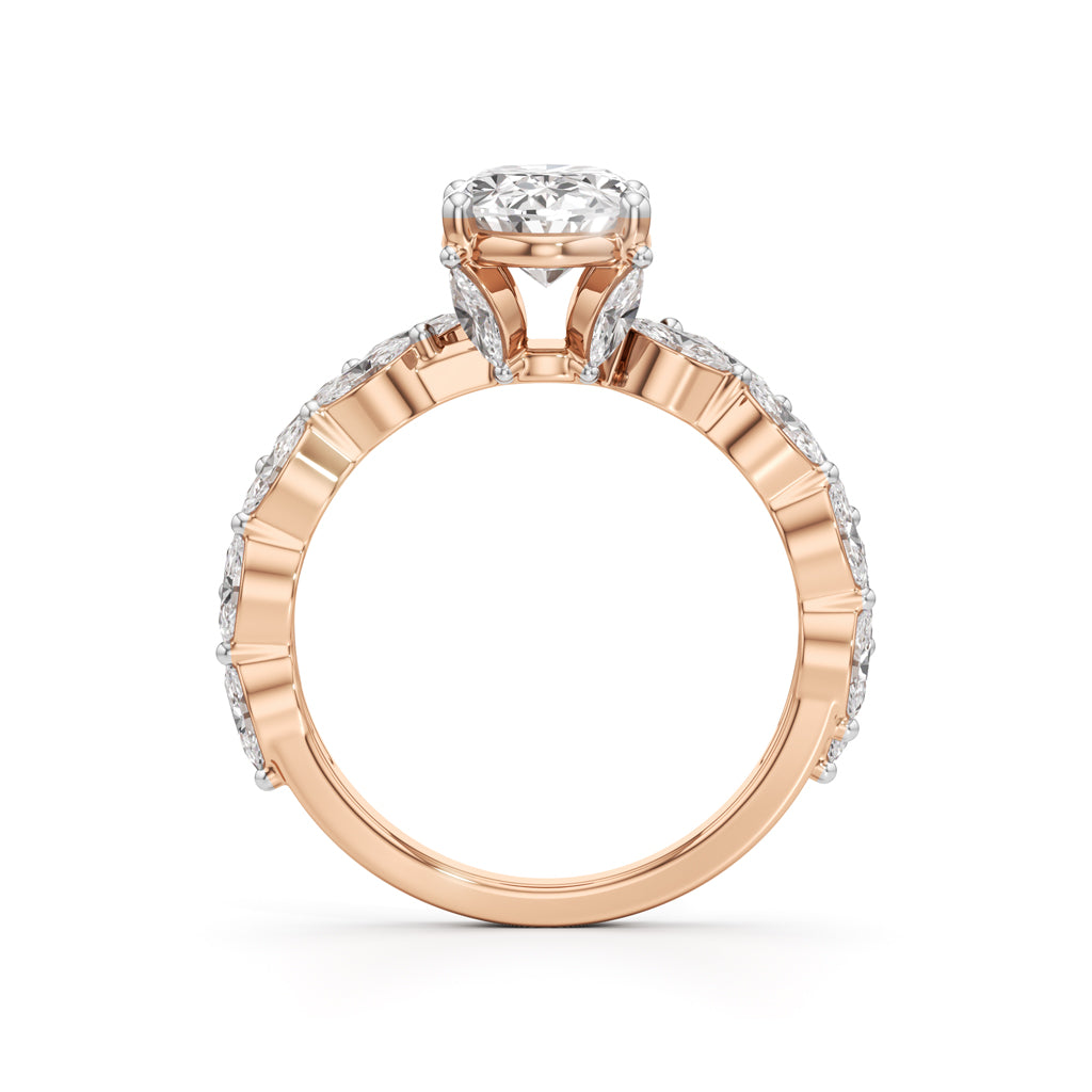 3Ct Oval Shape Engagement