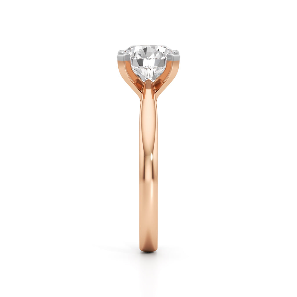 Solurelle 2Ct Round Cut Solitaire Ring