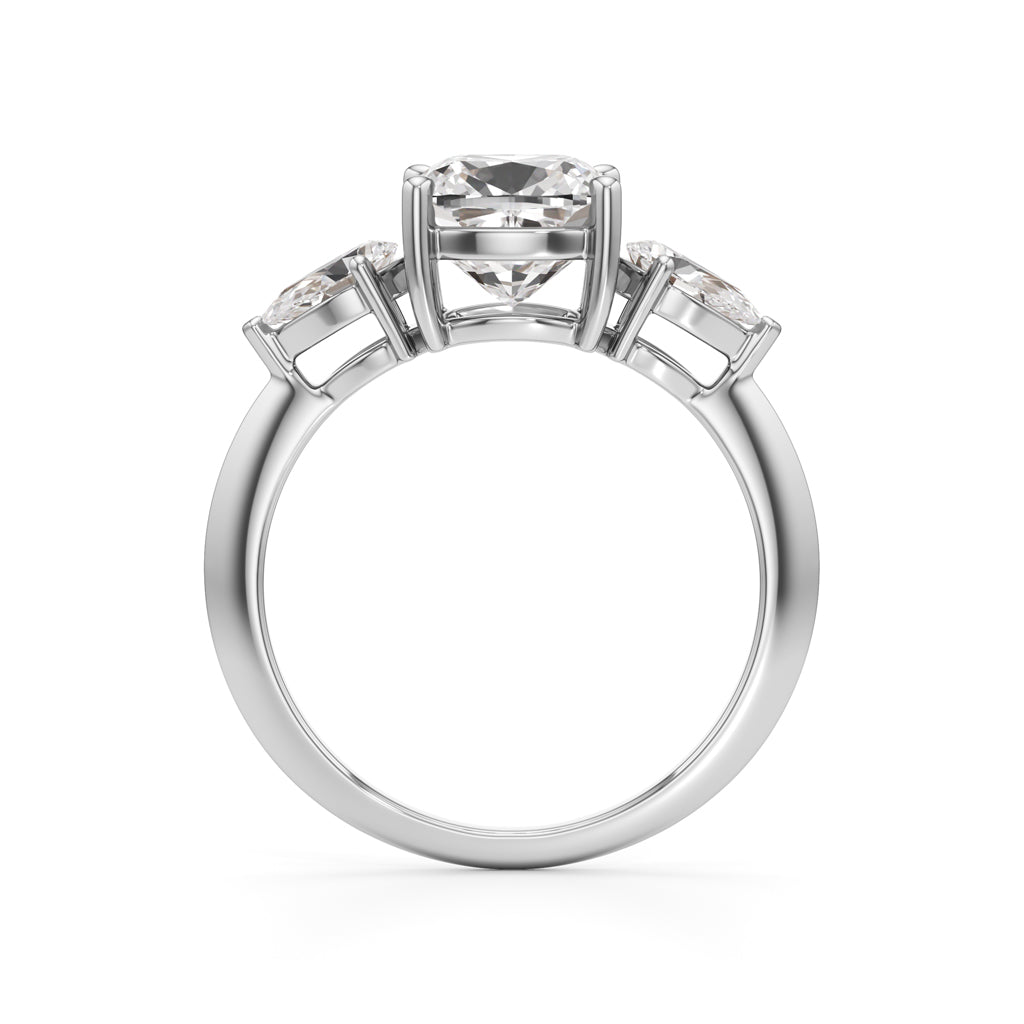 Trionica 2.25Ct Pear Shaped Cushion Cut Ring