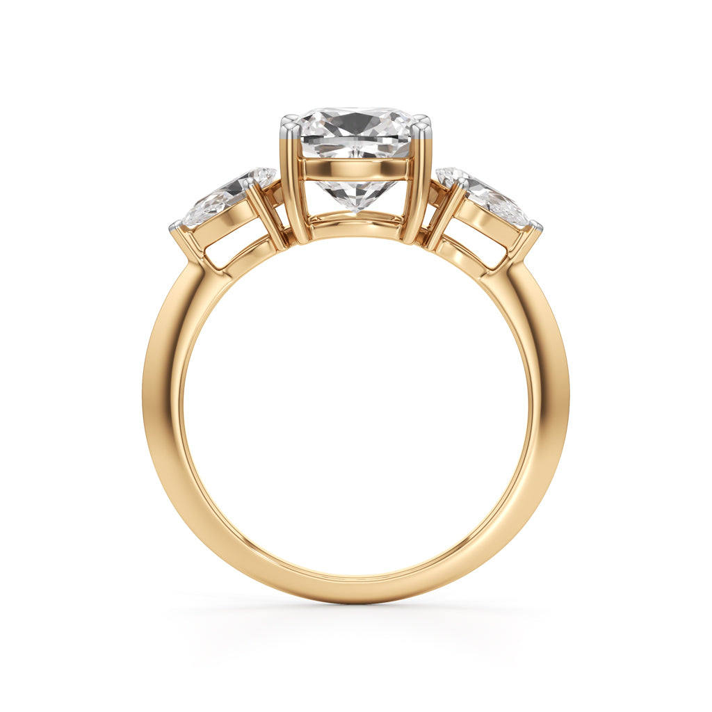 Trionica 2.25Ct Pear Shaped Cushion Cut Ring