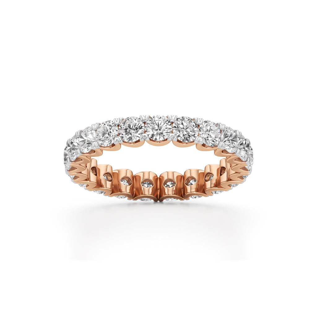 Radiance 275Ct Arc Prong Set Round Ring