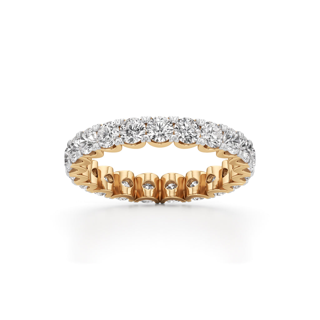 Radiance 275Ct Arc Prong Set Round Ring
