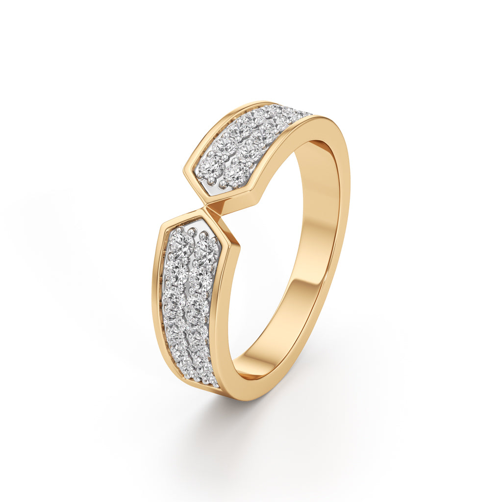 Harmonia Four Prong 050 Ct Oval Ring