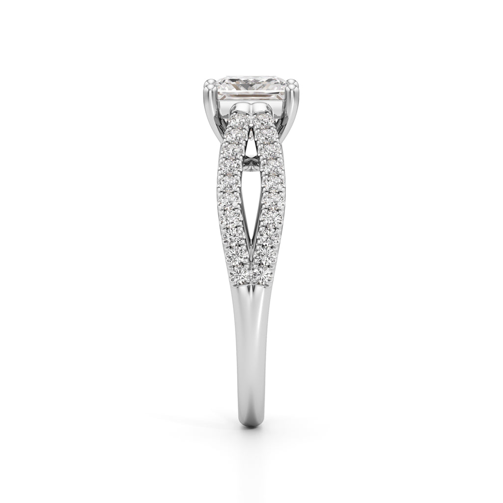 Nayla Princess-Cut Solitaire Ring