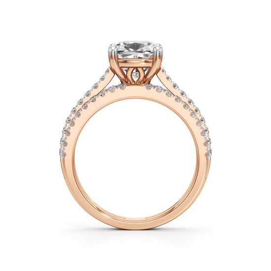 The Empress Cushion-Cut Diamond Ring