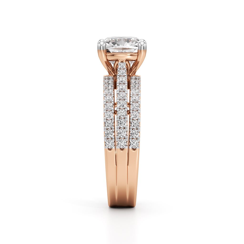 The Empress Cushion-Cut Diamond Ring