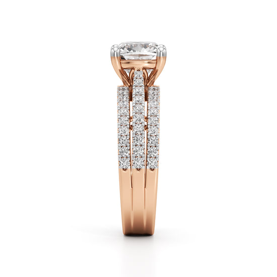 The Empress Cushion-Cut Diamond Ring