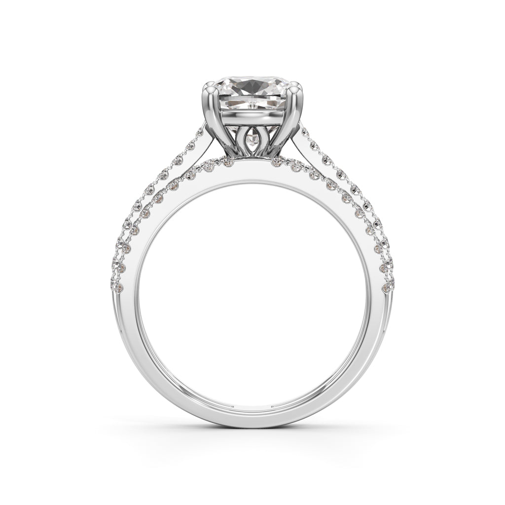 The Empress Cushion-Cut Diamond Ring