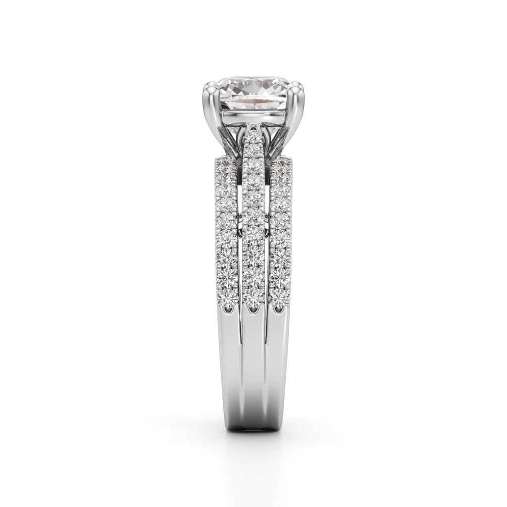 The Empress Cushion-Cut Diamond Ring