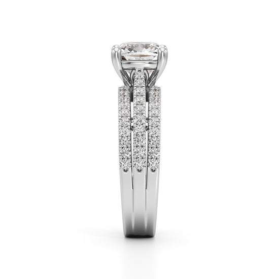 The Empress Cushion-Cut Diamond Ring