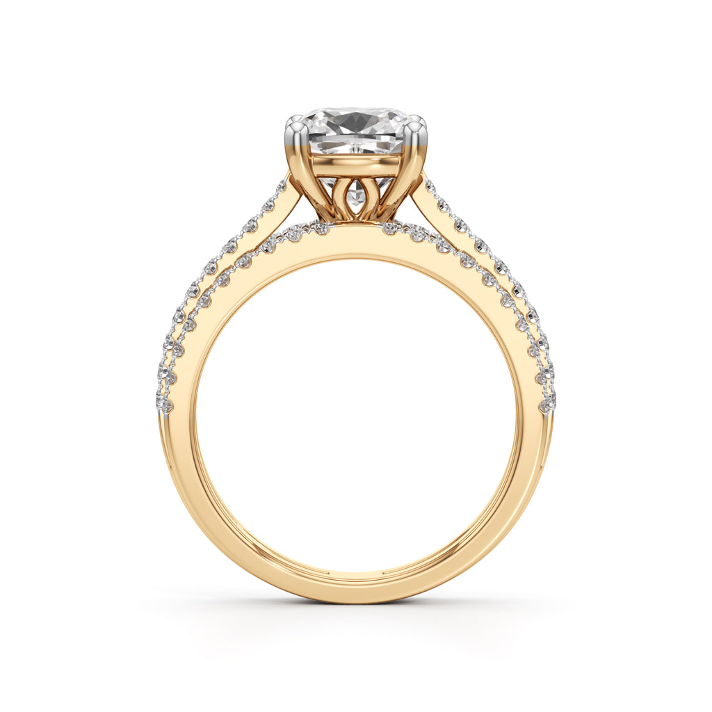 The Empress Cushion-Cut Diamond Ring