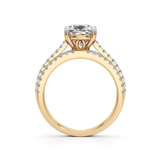 The Empress Cushion-Cut Diamond Ring