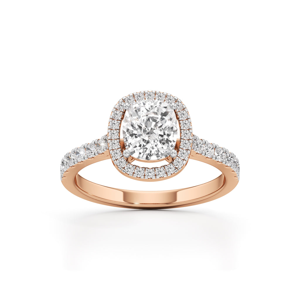 Seren Cushion Radiance Ring