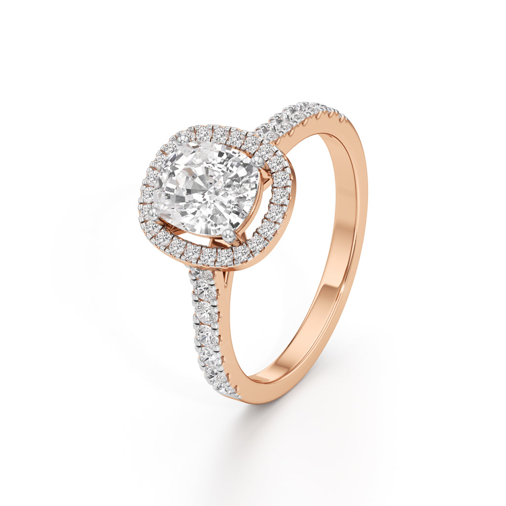 Seren Cushion Radiance Ring
