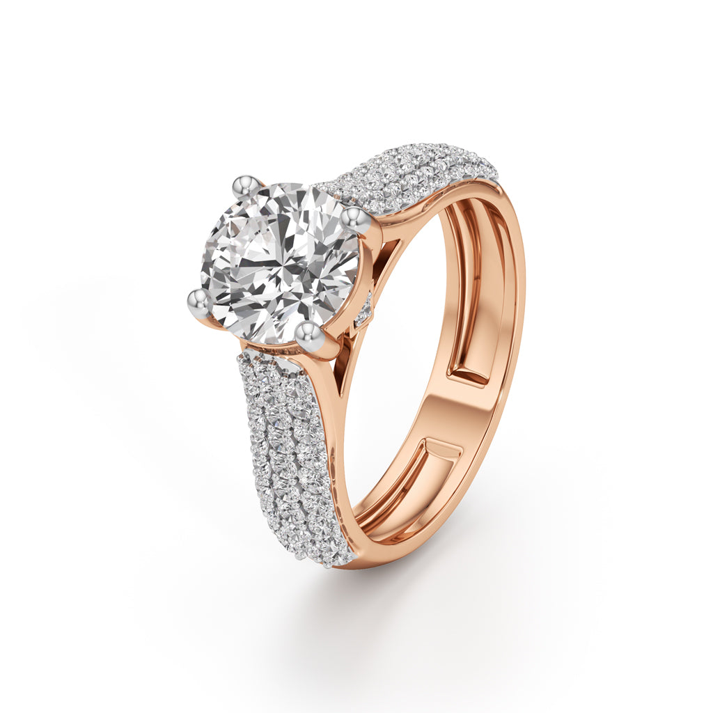 Aurelia Solitaire Diamond Ring