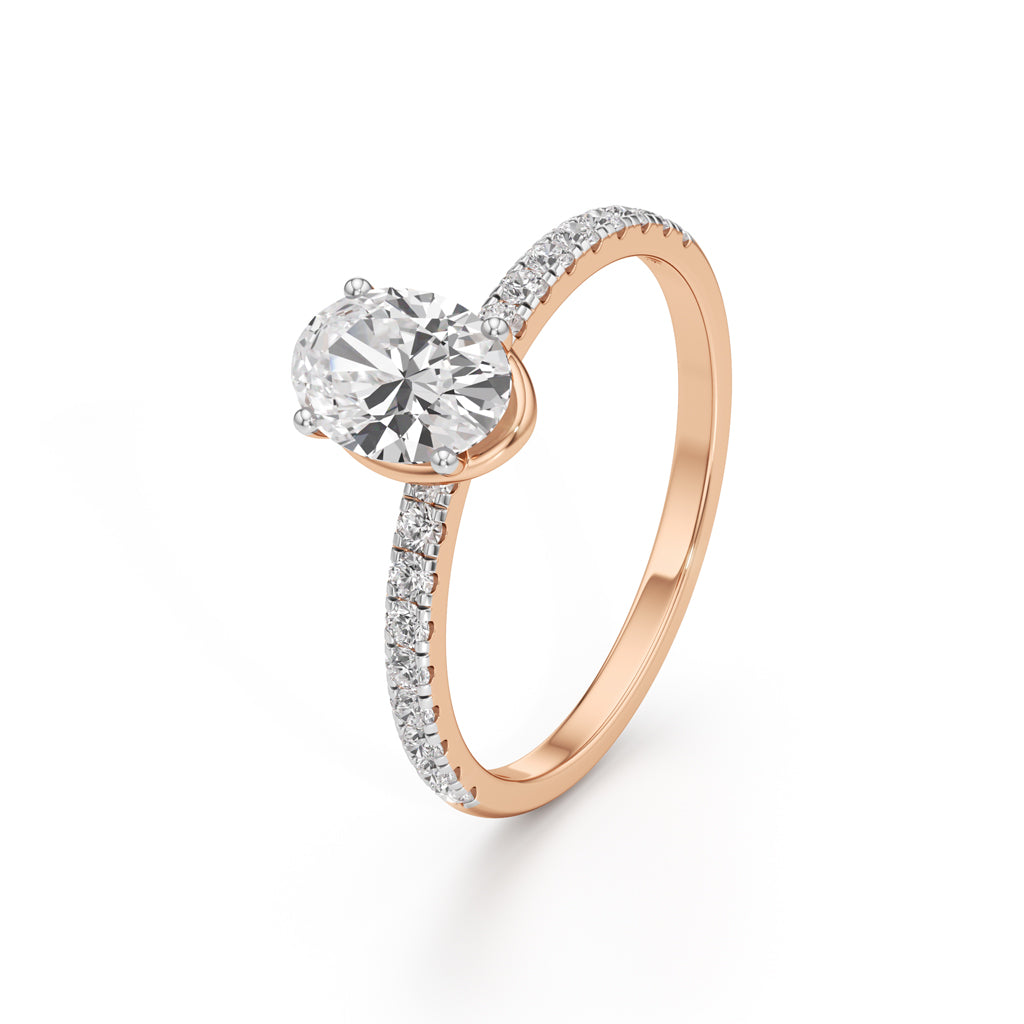 Aurelia Oval Radiance Ring