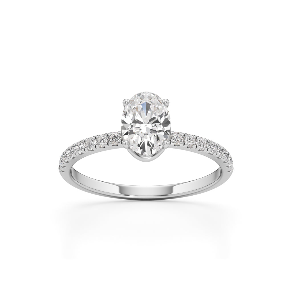 Aurelia Oval Radiance Ring