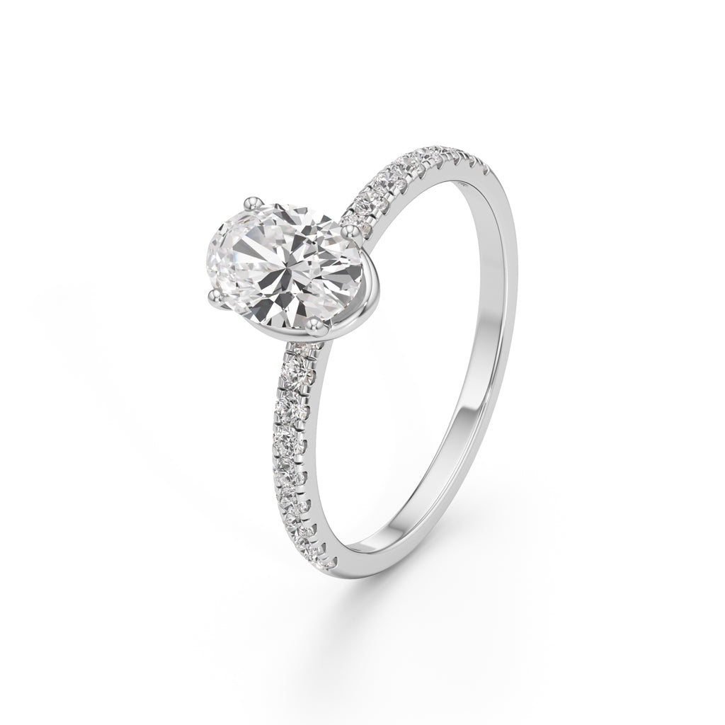 Aurelia Oval Radiance Ring