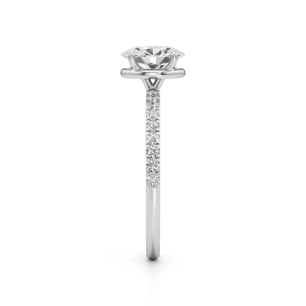Aurelia Oval Radiance Ring